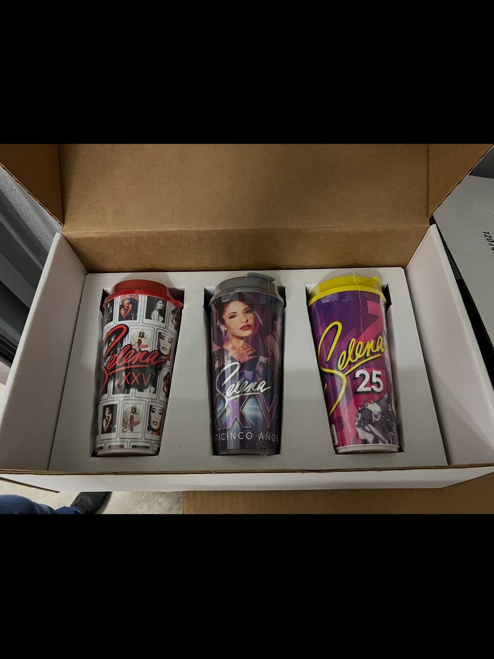 Selena 25th Anniversary Cups